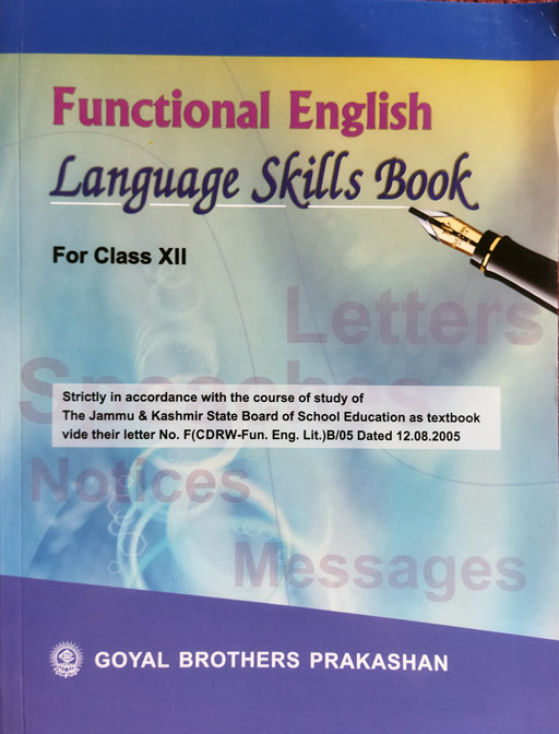 Functional English Language Skills Book Class 12th